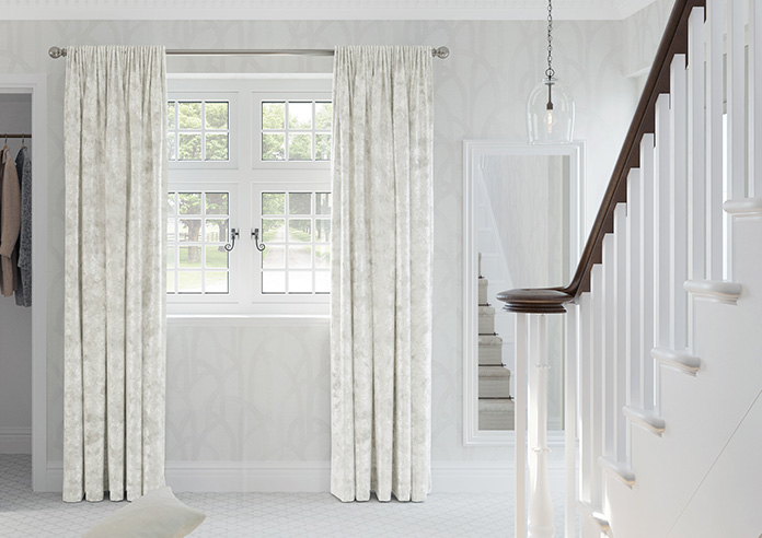 Crushed Velvet, Ivory - Made to Measure Curtains - Image 3